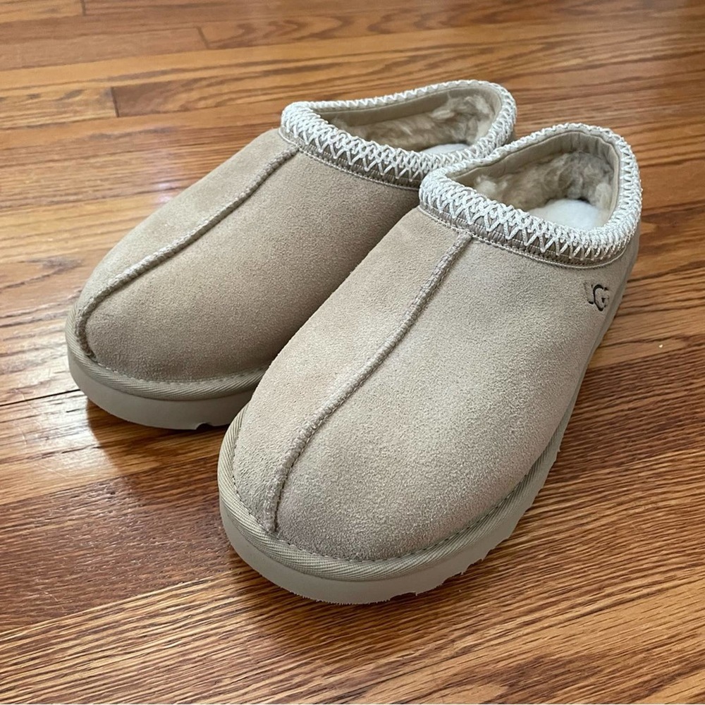 UGG Tasman Slipper Mustard Seed White Size 10 Women’s - Picture 2 of 8